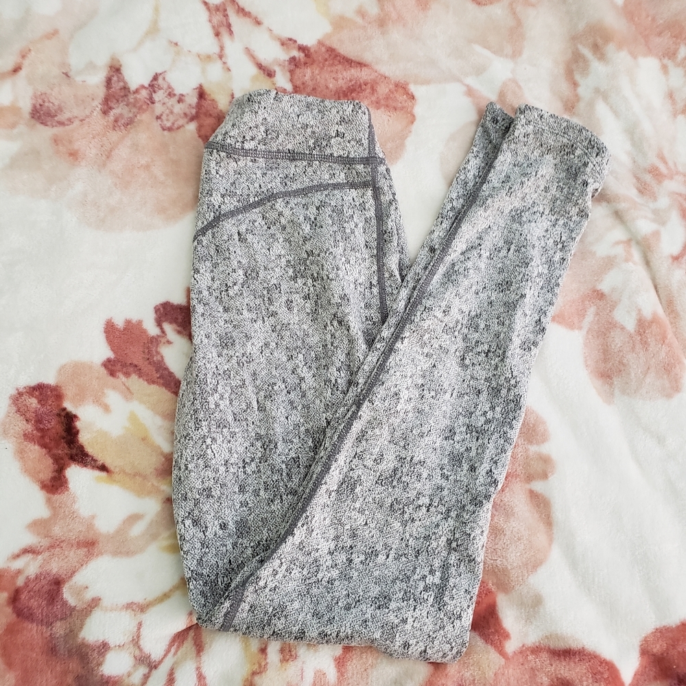 grey marl gym shark legging